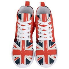 Union Jack England Uk United Kingdom London Women s Lightweight High Top Sneakers by Bangk1t