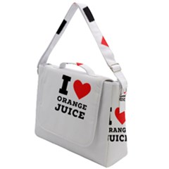 I Love Orange Juice Box Up Messenger Bag by ilovewhateva