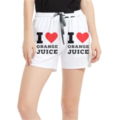 I Love Orange Juice Women s Runner Shorts by ilovewhateva
