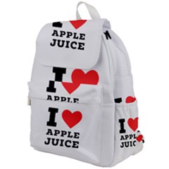 I Love Apple Juice Top Flap Backpack by ilovewhateva