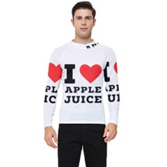 I Love Apple Juice Men s Long Sleeve Rash Guard by ilovewhateva