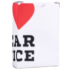 I Love Pear Juice Playing Cards Single Design (rectangle) With Custom Box by ilovewhateva