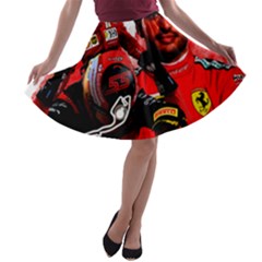 Carlos Sainz A-line Skater Skirt