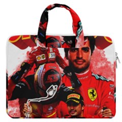 Carlos Sainz Macbook Pro 16  Double Pocket Laptop Bag  by Boster123