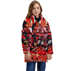 Carlos Sainz Kids  Hooded Longline Puffer Jacket by Boster123