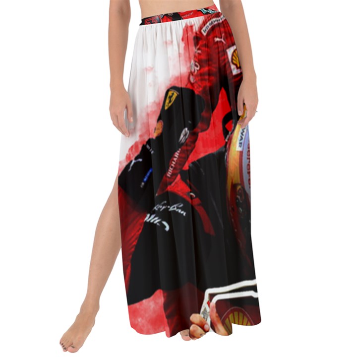 Carlos Sainz Maxi Chiffon Tie-Up Sarong