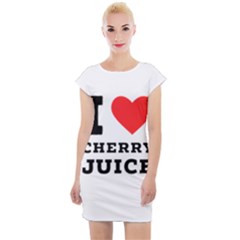 I Love Cherry Juice Cap Sleeve Bodycon Dress by ilovewhateva