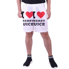I Love Cherry Juice Men s Pocket Shorts by ilovewhateva