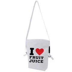 I Love Fruit Juice Folding Shoulder Bag by ilovewhateva