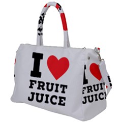 I Love Fruit Juice Duffel Travel Bag by ilovewhateva