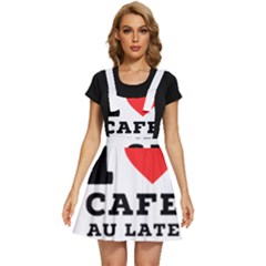 I Love Cafe Au Late Apron Dress