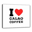 I love galao coffee Canvas 20  x 16  (Stretched) View1