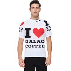 I Love Galao Coffee Men s Short Sleeve Rash Guard by ilovewhateva