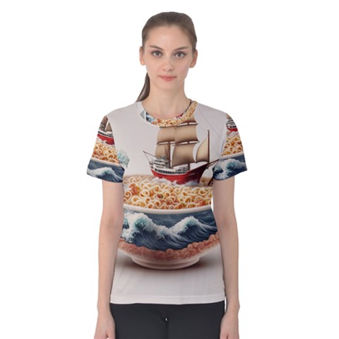 Noodles Pirate Chinese Food Food Women s Cotton Tee by Ndabl3x