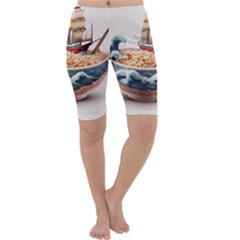 Noodles Pirate Chinese Food Food Cropped Leggings  by Ndabl3x
