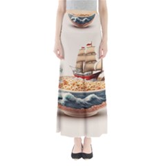 Noodles Pirate Chinese Food Food Full Length Maxi Skirt by Ndabl3x