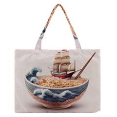 Noodles Pirate Chinese Food Food Zipper Medium Tote Bag by Ndabl3x