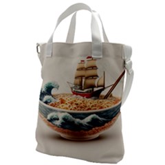 Noodles Pirate Chinese Food Food Canvas Messenger Bag by Ndabl3x