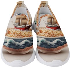 Noodles Pirate Chinese Food Food Kids  Slip On Sneakers by Ndabl3x