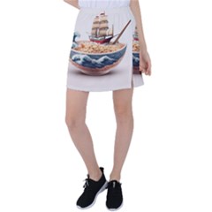 Noodles Pirate Chinese Food Food Tennis Skirt by Ndabl3x