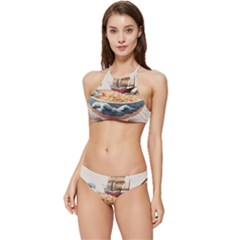 Noodles Pirate Chinese Food Food Banded Triangle Bikini Set