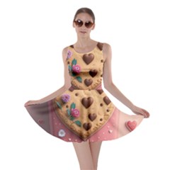 Cookies Valentine Heart Holiday Gift Love Skater Dress by Ndabl3x