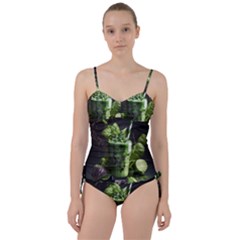 Drink Spinach Smooth Apple Ginger Sweetheart Tankini Set by Ndabl3x