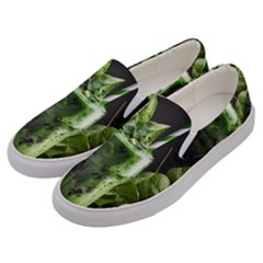 Drink Spinach Smooth Apple Ginger Men s Canvas Slip Ons by Ndabl3x