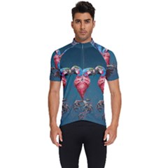 Birds Parrots Love Ornithology Species Fauna Men s Short Sleeve Cycling Jersey by Ndabl3x