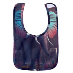 Elephant Tusks Trunk Wildlife Africa Baby Bib by Ndabl3x