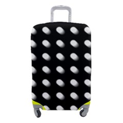 Background Dots Circles Graphic Luggage Cover (small) by Ndabl3x