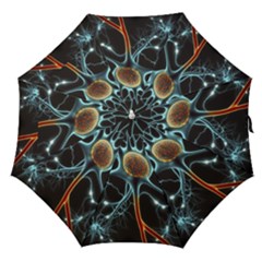 Organism Neon Science Straight Umbrellas by Ndabl3x