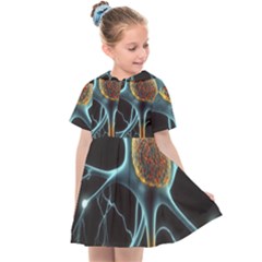 Organism Neon Science Kids  Sailor Dress by Ndabl3x