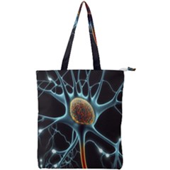 Organism Neon Science Double Zip Up Tote Bag by Ndabl3x