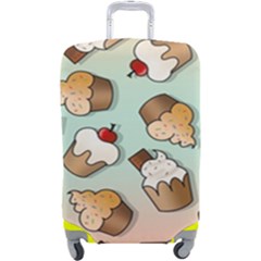 Cupcakes Cake Pie Pattern Luggage Cover (large)