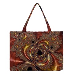 Geometric Art Fractal Abstract Art Medium Tote Bag by Ndabl3x