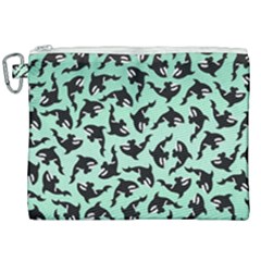 Orca Killer Whale Fish Canvas Cosmetic Bag (xxl)