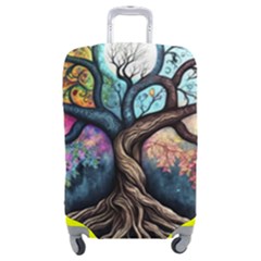 Tree Colourful Luggage Cover (medium) by Ndabl3x