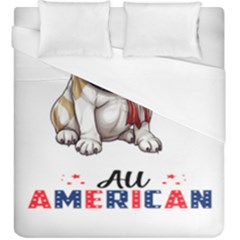 All American Bulldog Duvet Cover (king Size)
