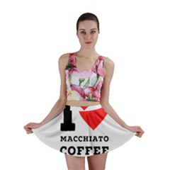 I Love Macchiato Coffee Mini Skirt by ilovewhateva