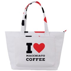 I Love Macchiato Coffee Back Pocket Shoulder Bag  by ilovewhateva