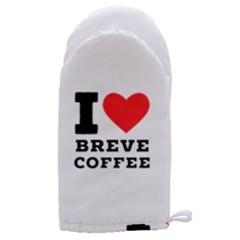 I Love Breve Coffee Microwave Oven Glove