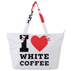 I Love White Coffee Full Print Shoulder Bag by ilovewhateva