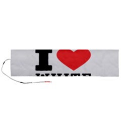 I Love White Coffee Roll Up Canvas Pencil Holder (l)