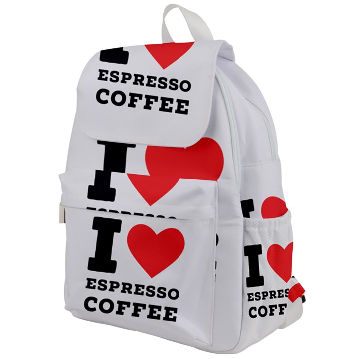 I love espresso coffee Top Flap Backpack