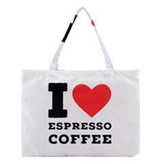 I Love Espresso Coffee Medium Tote Bag by ilovewhateva