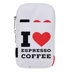 I Love Espresso Coffee Waist Pouch (small) by ilovewhateva