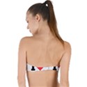 I love espresso coffee Twist Bandeau Bikini Top View2