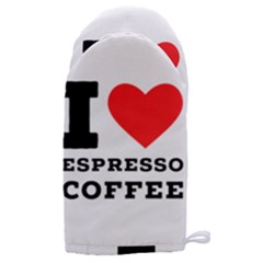 I Love Espresso Coffee Microwave Oven Glove by ilovewhateva