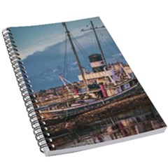 End Of The World: Nautical Memories At Ushuaia Port, Argentina 5 5  X 8 5  Notebook